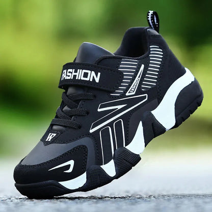 Boys' Fashion Leather Sneakers