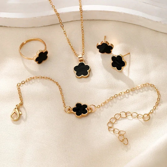 Fashionable 4-Piece Jewelry Set