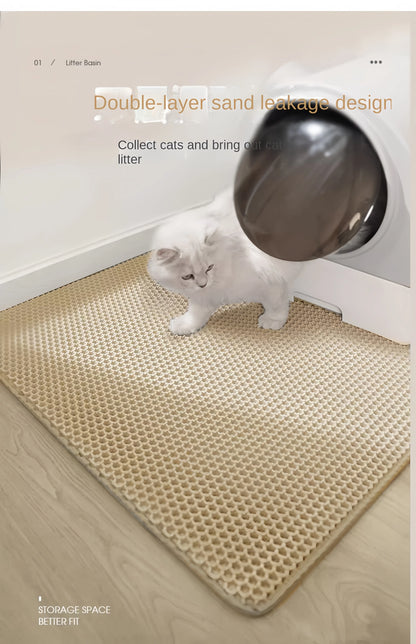 Non-Slip Waterproof Cat Litter Mat