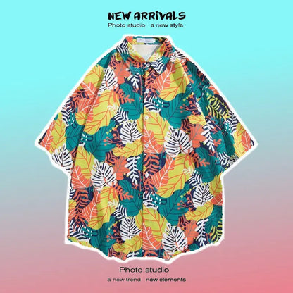 Men’s Hawaiian Cartoon Print Shirt