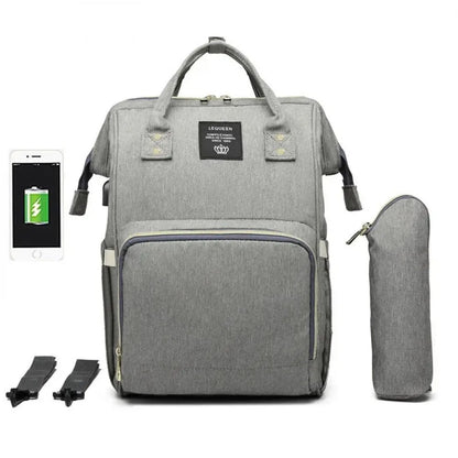 Waterproof Diaper Bag Backpack with USB Charging Port