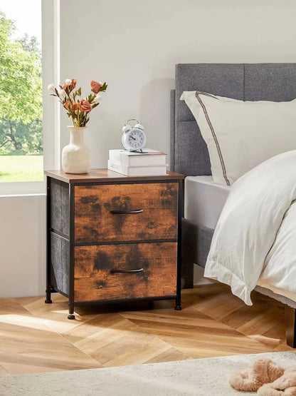 Modern Bedside Table with Storage for Bedroom