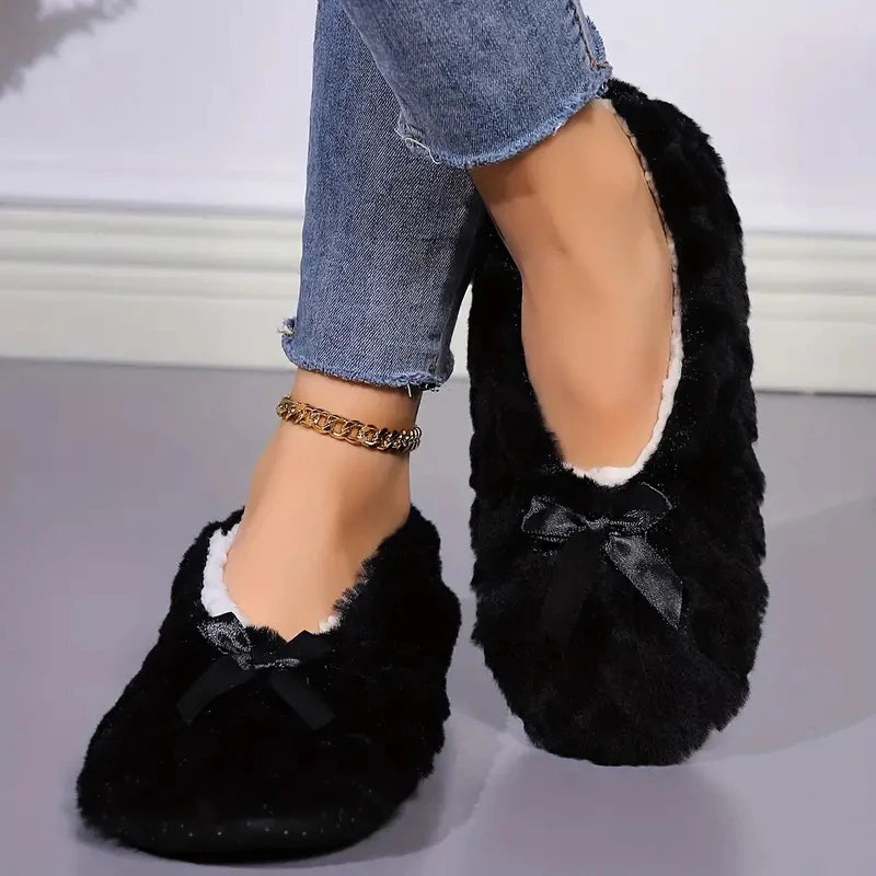 Cute Plush Indoor Slippers