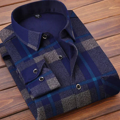 2025 Men's Warm Plaid Shirt