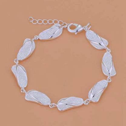 925 Sterling Silver Beaded Bracelet