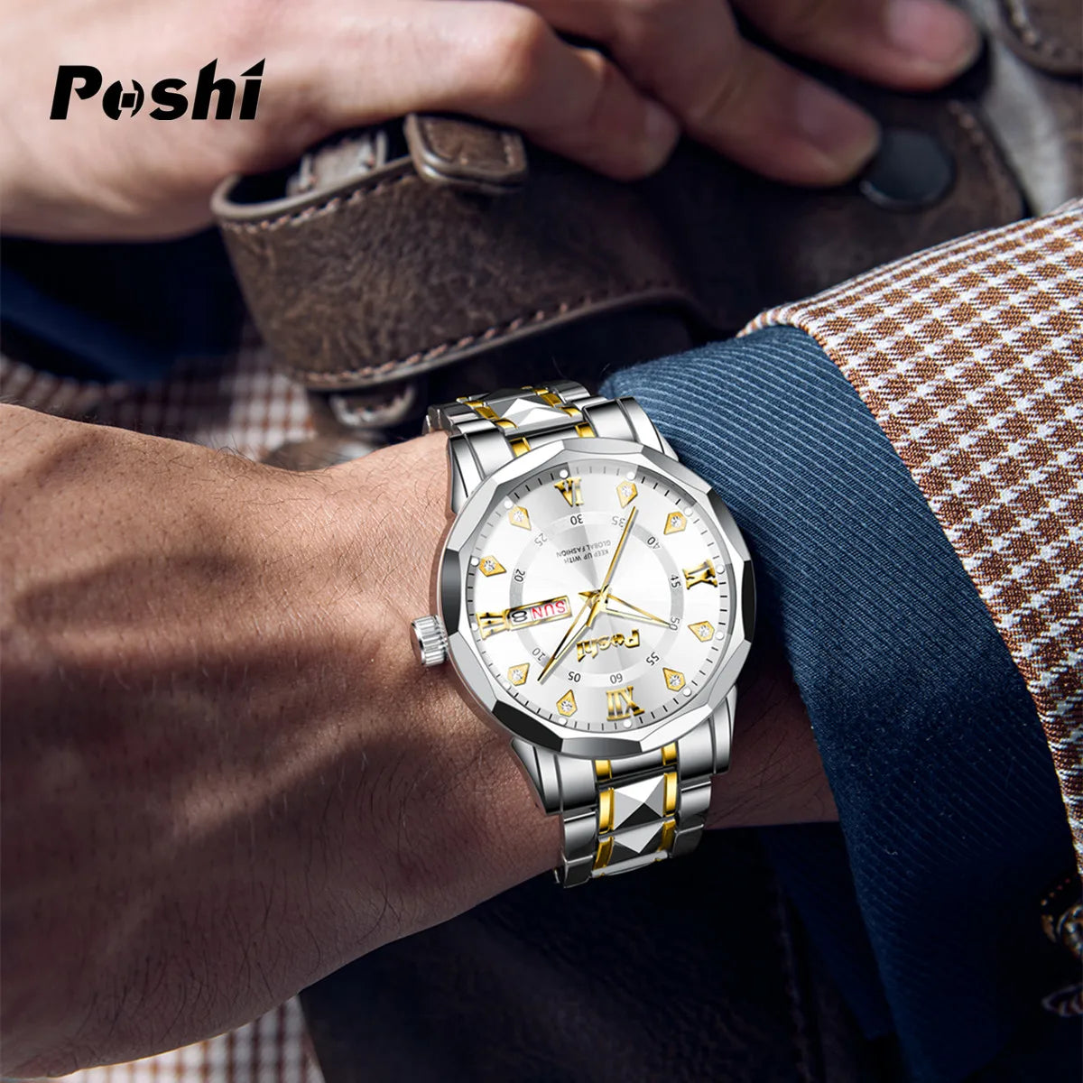 POSHI Men's Fashion Watch