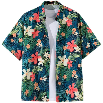 Men’s Hawaiian Cartoon Print Shirt