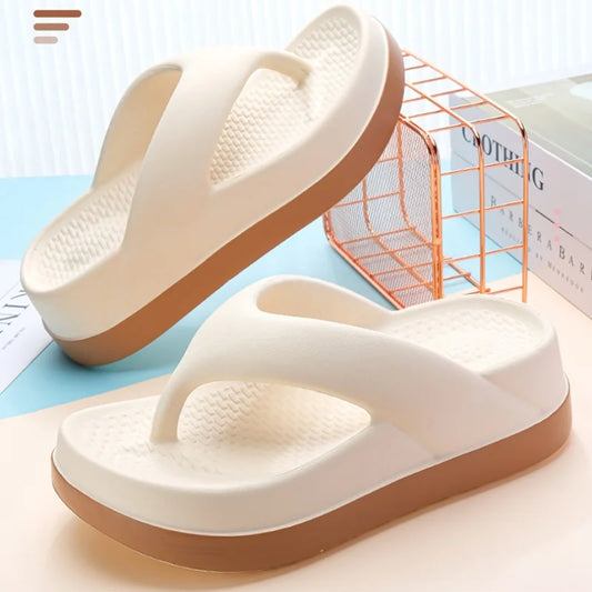 Trendy Platform Flip Flops