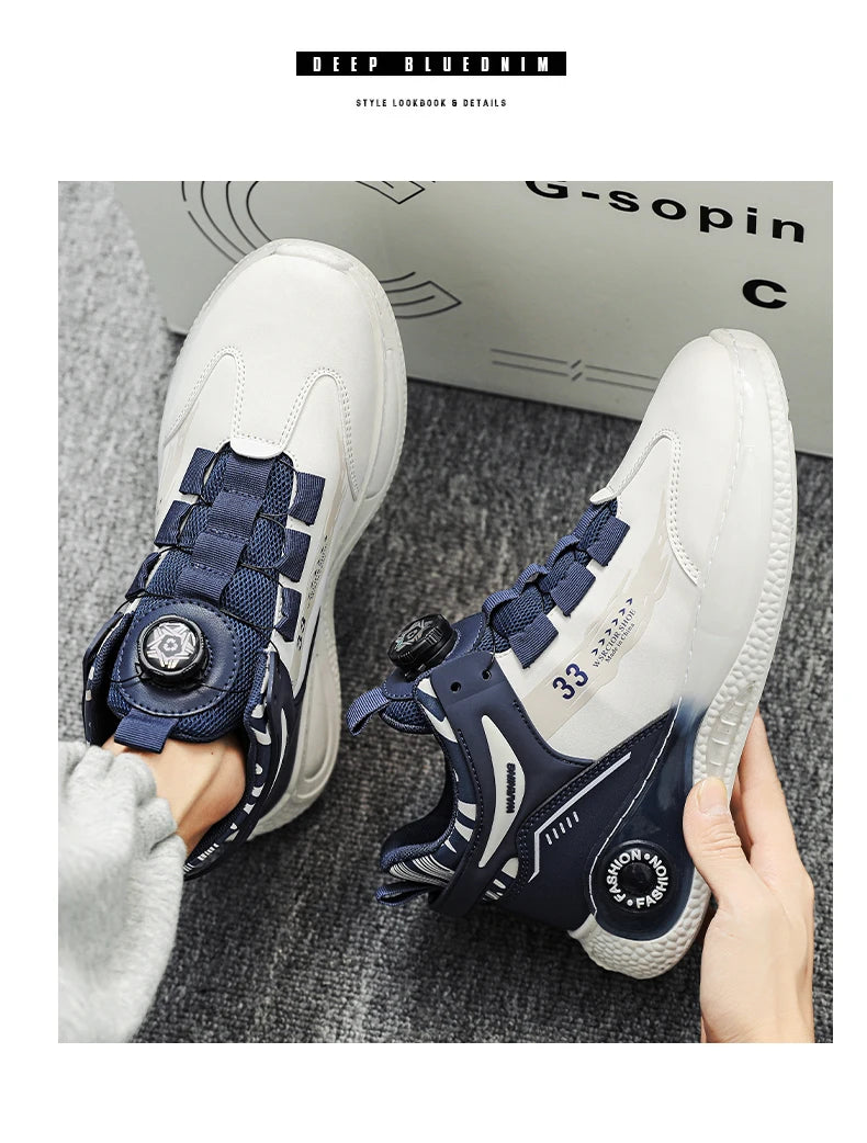 Men’s Sneakers with Rotating Buckle