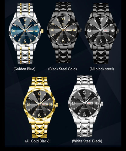 Luxury Men's Diamond Watch