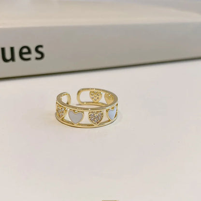 11 Pcs Olive Branch Leaf Ring Set