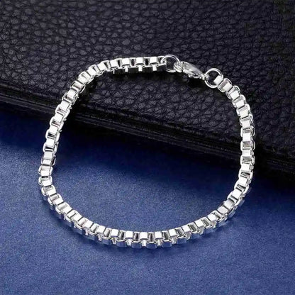 925 Sterling Silver Beaded Bracelet