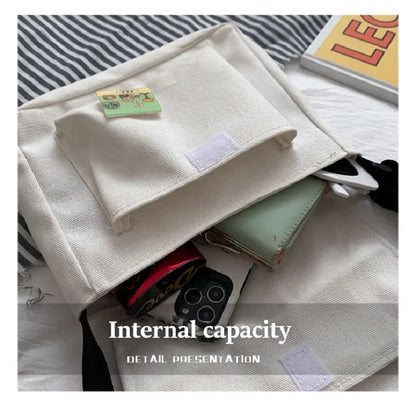 Korean Ulzzang Canvas Crossbody Bag