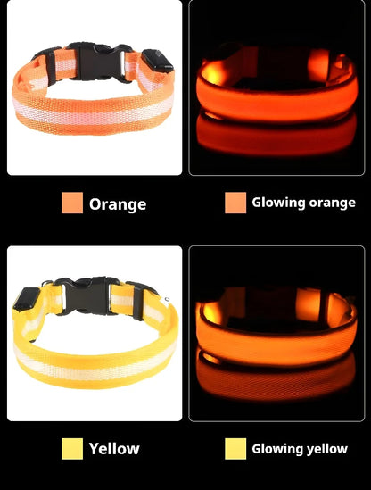 LED Glow Dog Collar