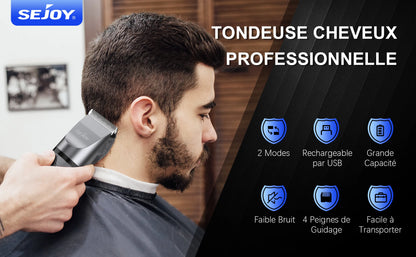 USB Rechargeable Beard & Hair Trimmer for Men