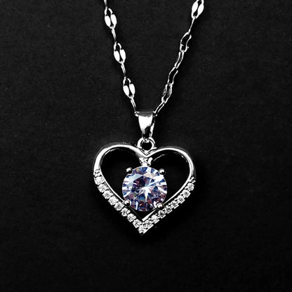 Heart Pendant Necklace for Women