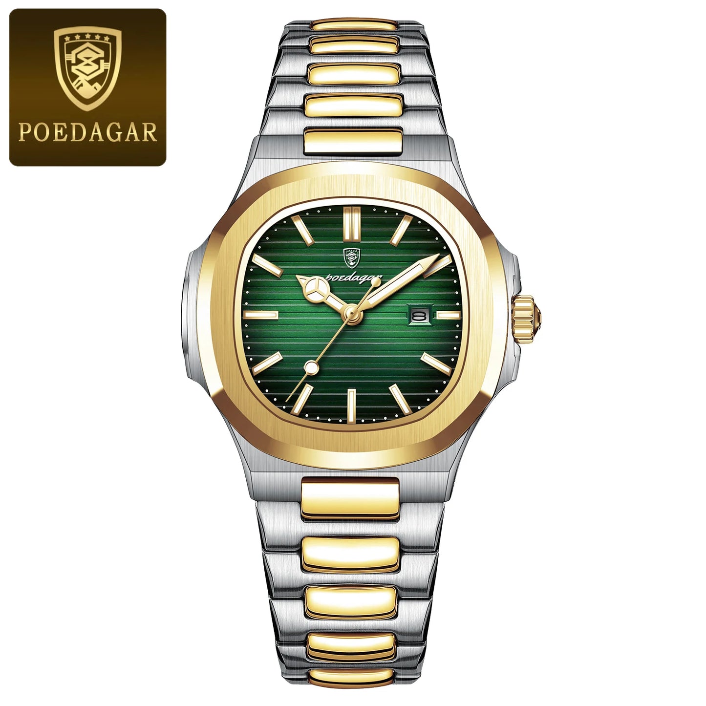 POEDAGAR Women's Luxury Square Watch