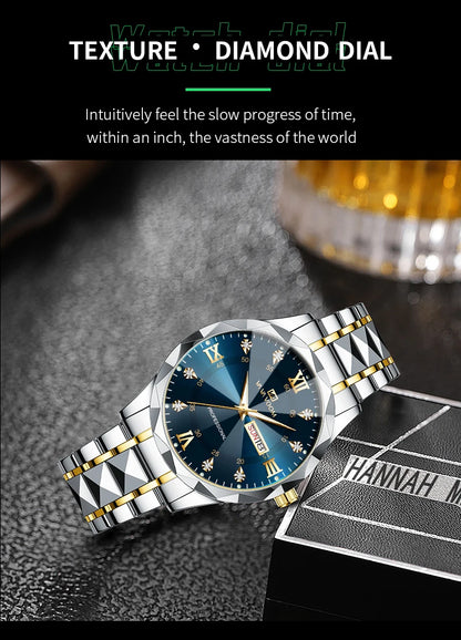 Luxury Men's Diamond Watch