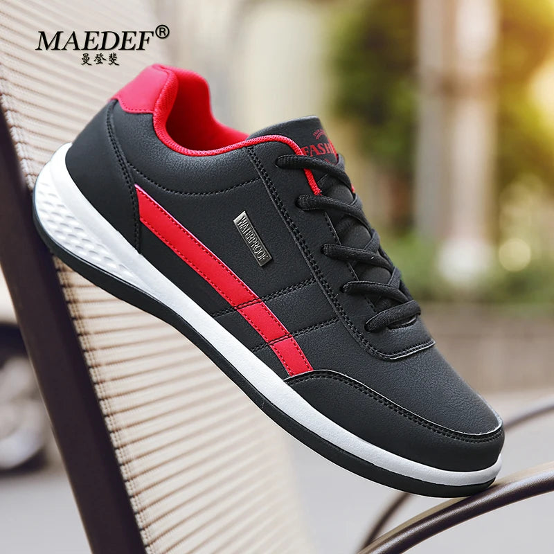 MAEDEF Men’s Leather Sneakers