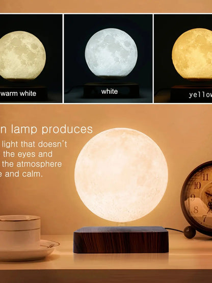 Levitating Moon Table Lamp