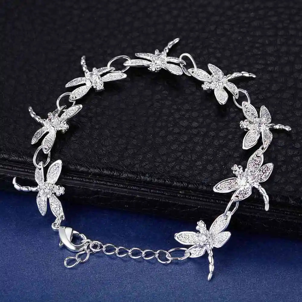 925 Sterling Silver Beaded Bracelet