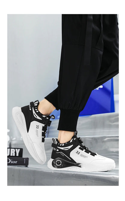 Men’s Sneakers with Rotating Buckle