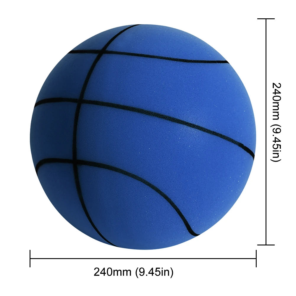 Indoor Silent Basketball – Soft Foam Mute Ball for Kids & Adults