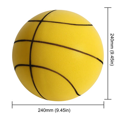 Indoor Silent Basketball – Soft Foam Mute Ball for Kids & Adults