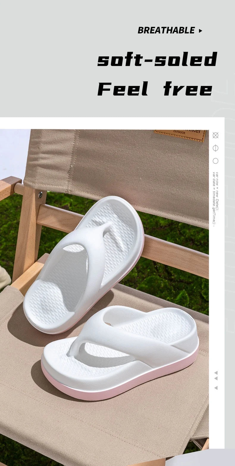 Trendy Platform Flip Flops