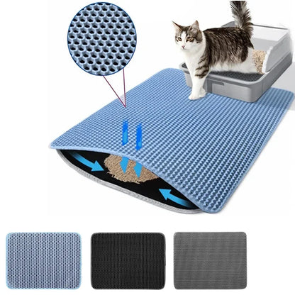 Non-Slip Waterproof Cat Litter Mat