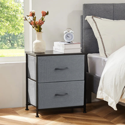 Modern Bedside Table with Storage for Bedroom