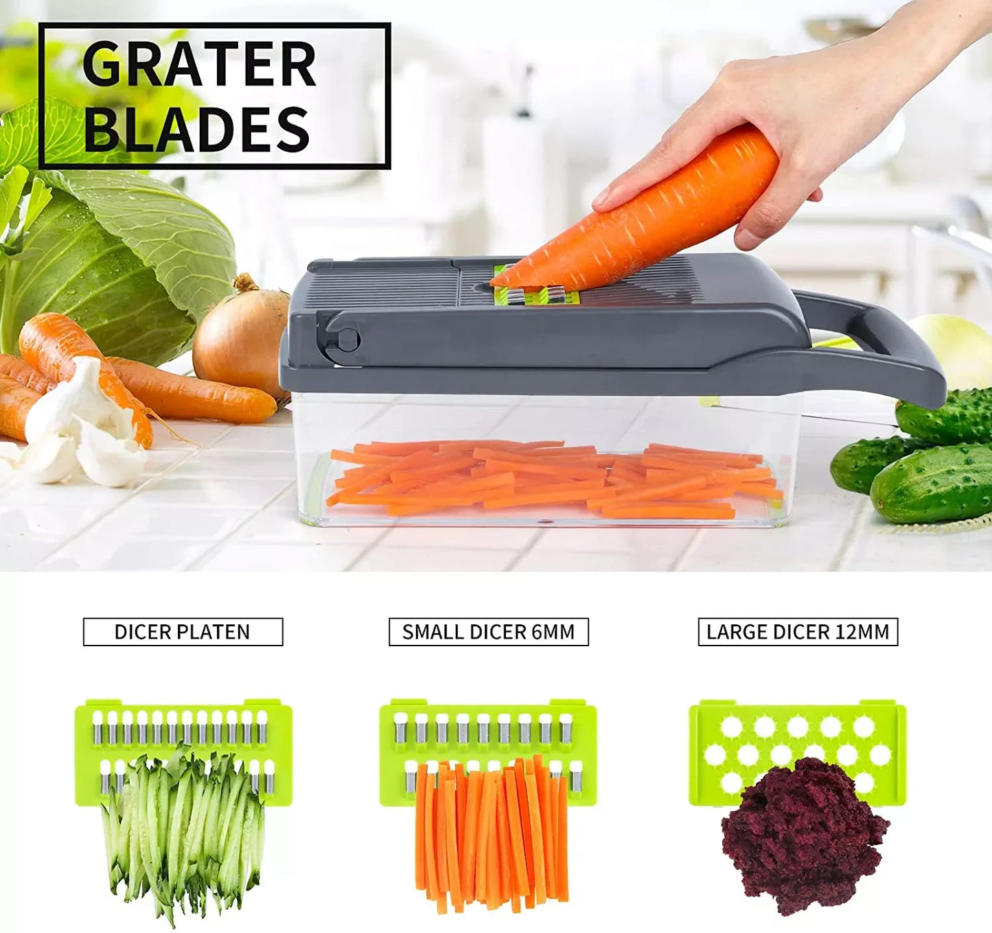 14-in-1 Multifunctional Vegetable Cutter