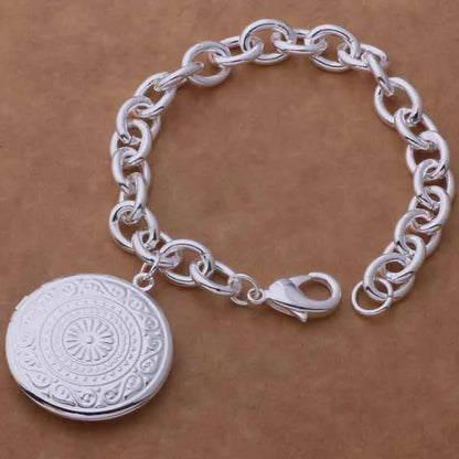 925 Sterling Silver Beaded Bracelet