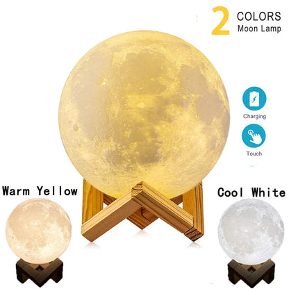 Moon Lamp – Rechargeable LED Night Light