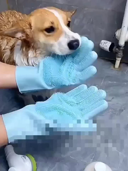 Pet Grooming Silicone Glove