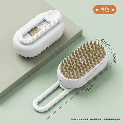 3-in-1 Electric Pet Steamy Brush