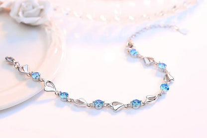 925 Sterling Silver Rope Chain Bracelet