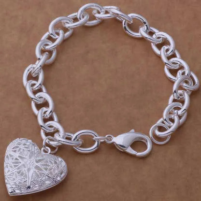 925 Sterling Silver Beaded Bracelet