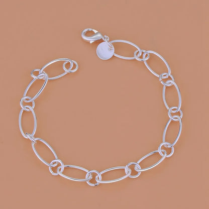 925 Sterling Silver Beaded Bracelet