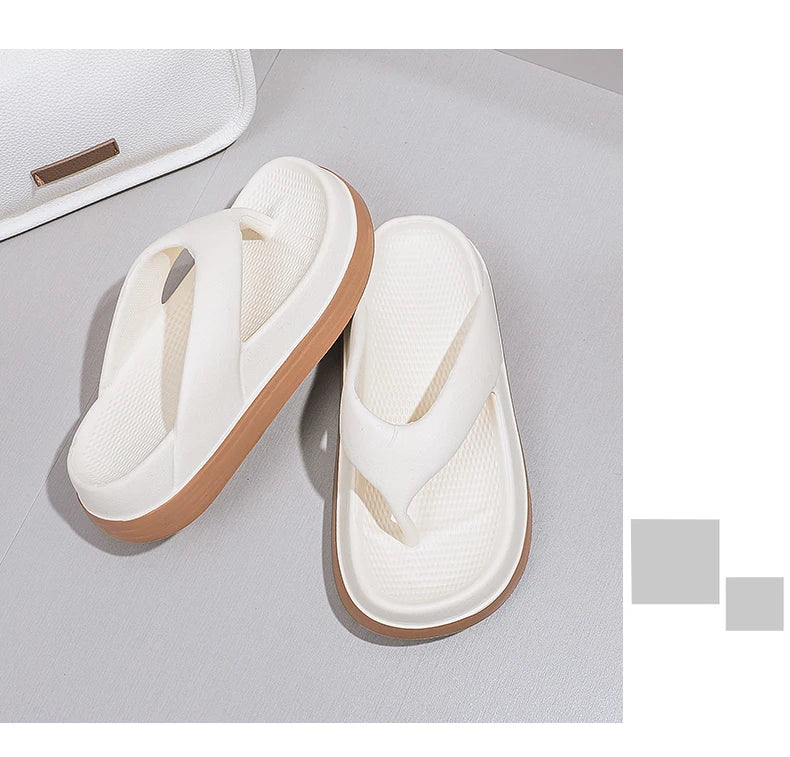 Trendy Platform Flip Flops