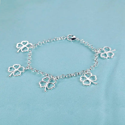 925 Sterling Silver Beaded Bracelet