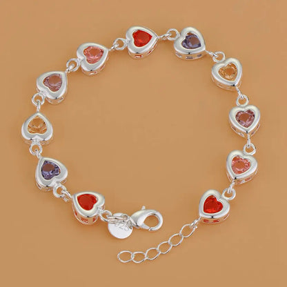 925 Sterling Silver Beaded Bracelet