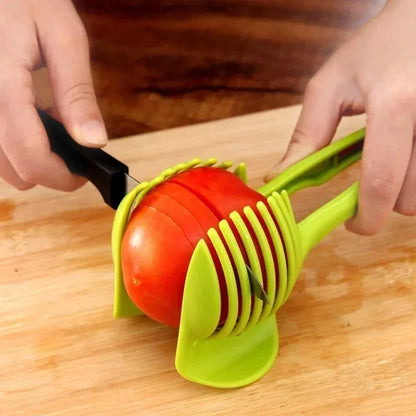 Stainless Steel Handheld Tomato & Lemon Slicer