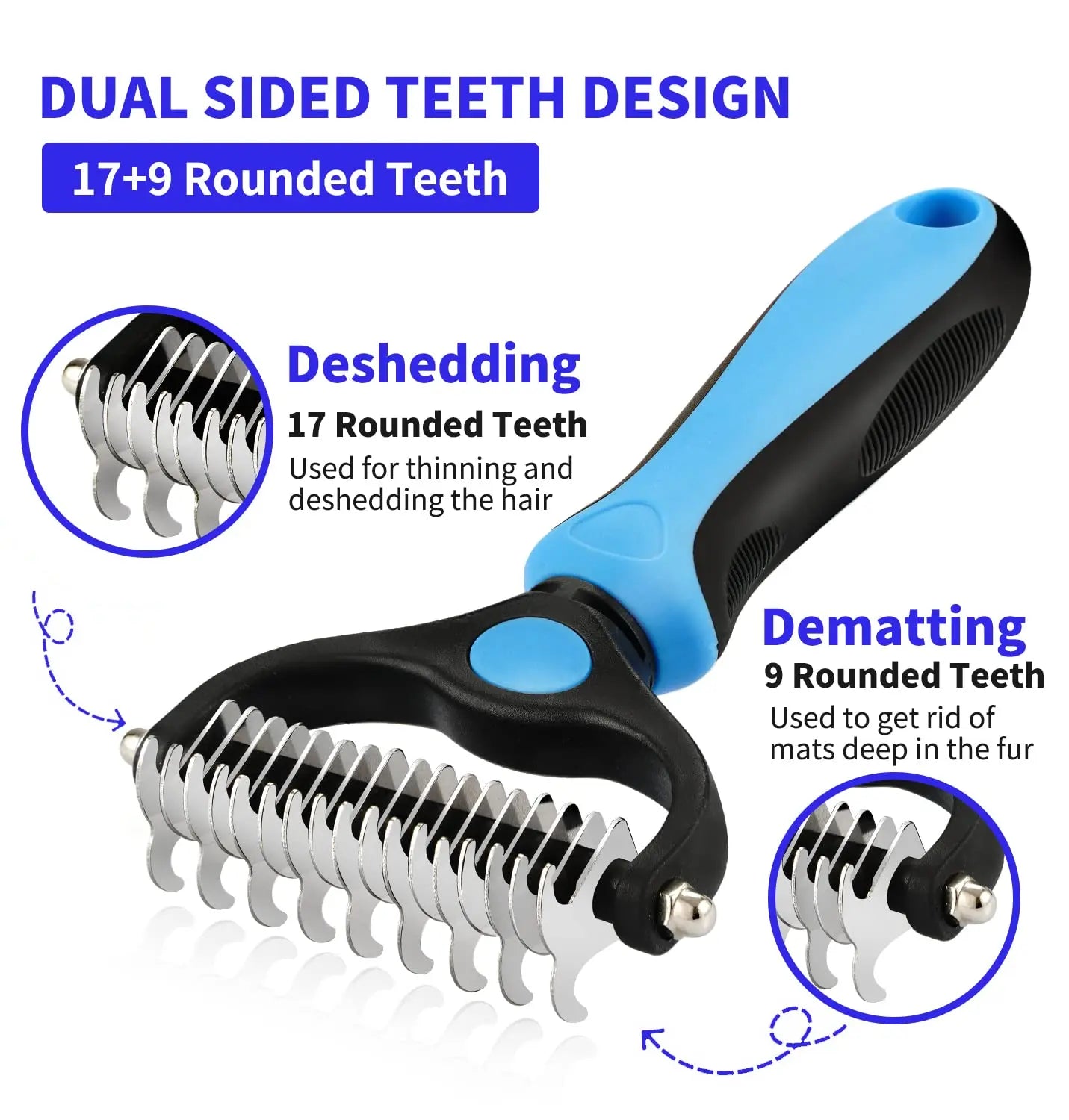 Professional Pet Deshedding Brush