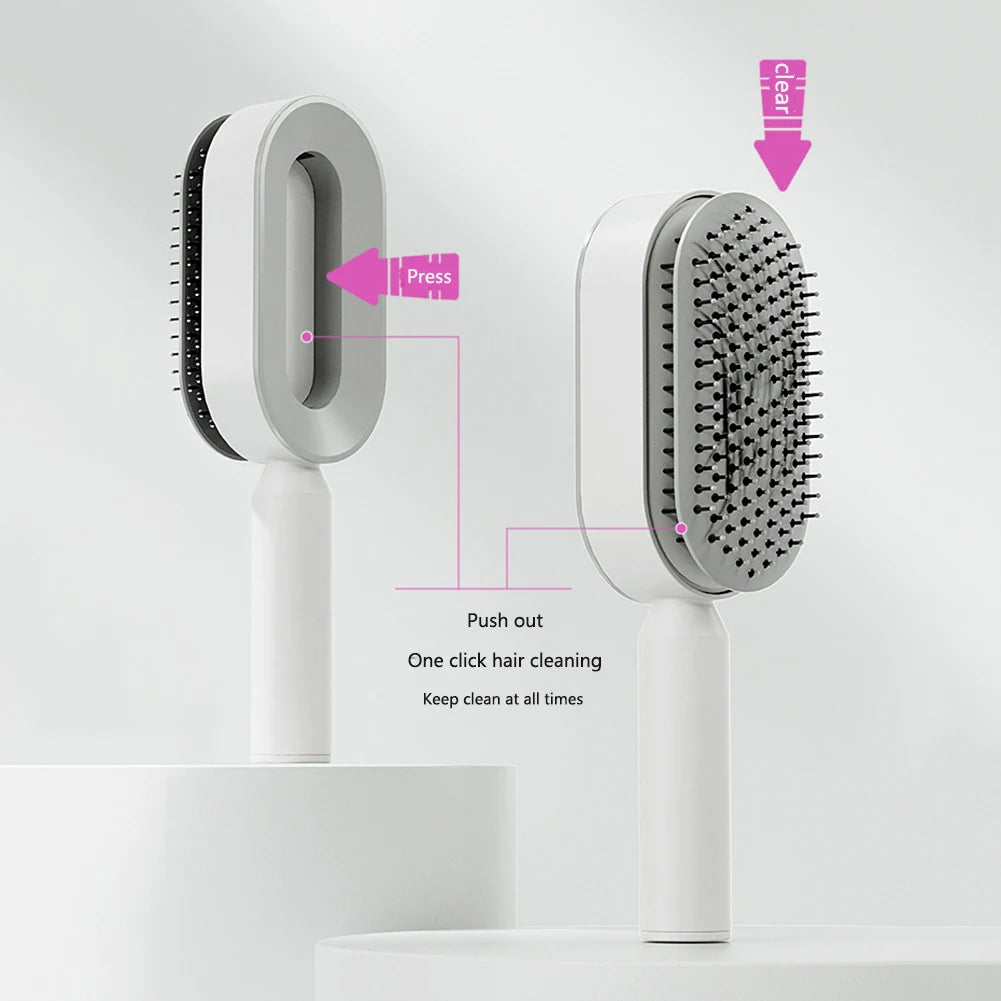 Self-Cleaning Hair Brush