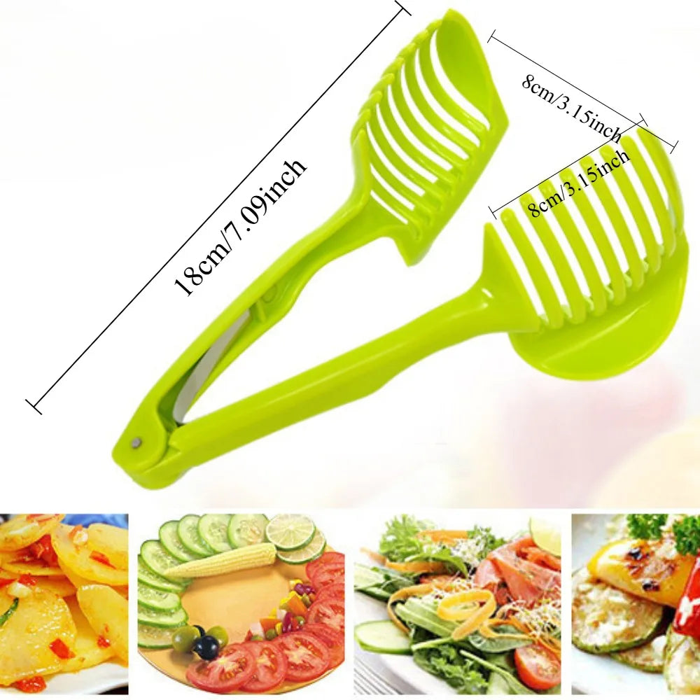 Stainless Steel Handheld Tomato & Lemon Slicer