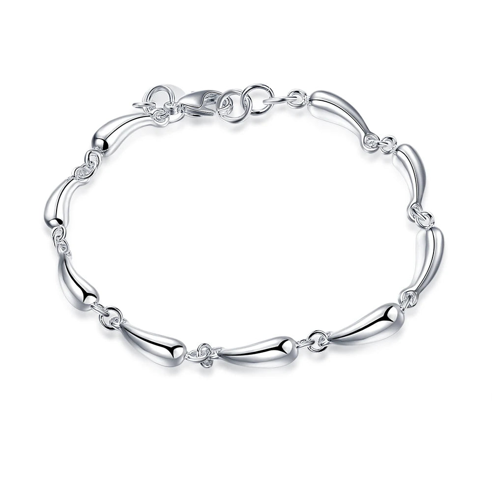 925 Sterling Silver Rope Chain Bracelet