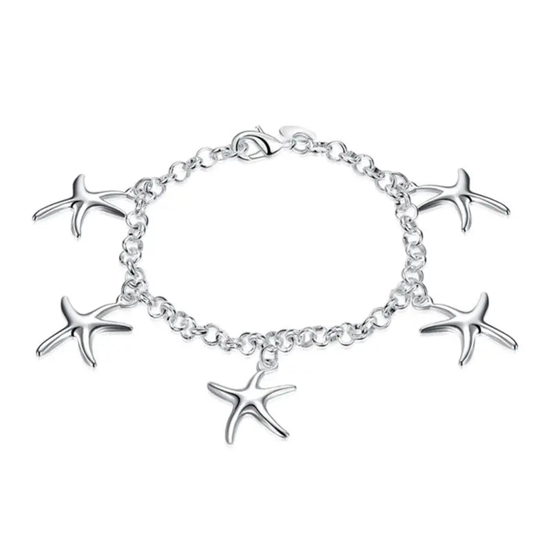 925 Sterling Silver Rope Chain Bracelet