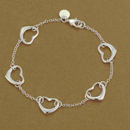 925 Sterling Silver Beaded Bracelet