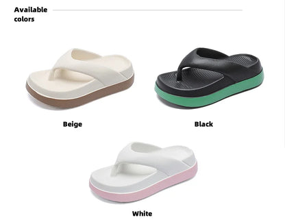 Trendy Platform Flip Flops